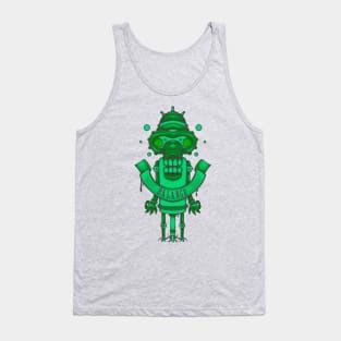 meditating character color Tank Top